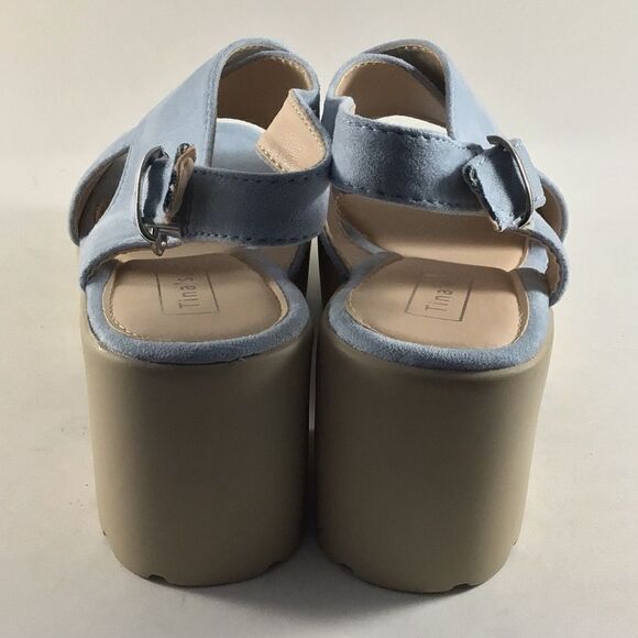 Tina’s shoes womens buckle oxfords blue size EU 38 US 7.5-8 - Picture 4 of 8